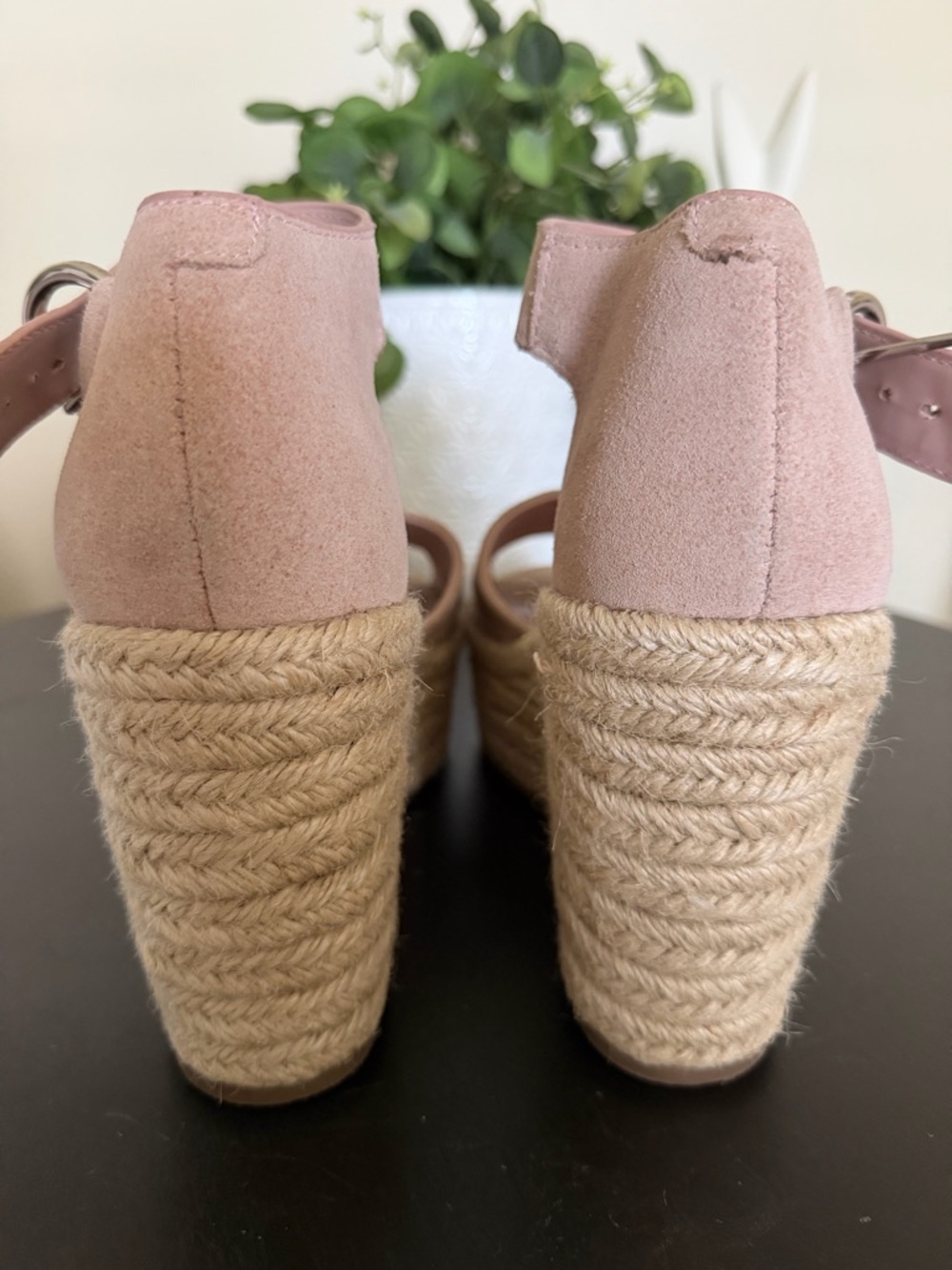 Marc Fisher LTD Alida Platform Wedge Espadrille Sandals in blush - Picture 3 of 6